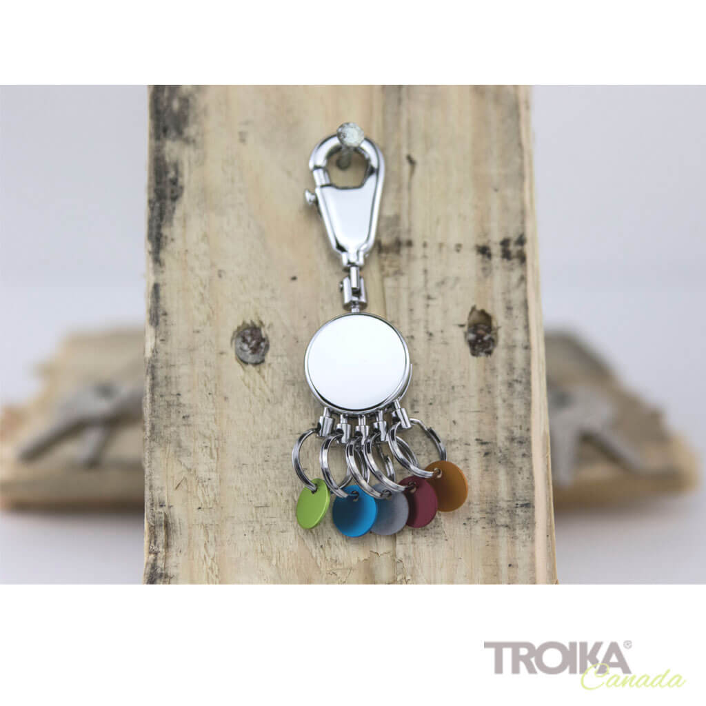 TROIKA Key organizer "PATENT COLOUR" - shiny