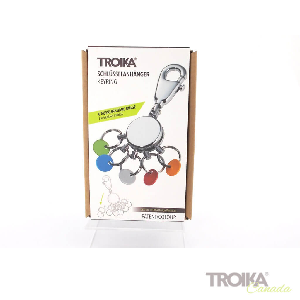 TROIKA Key organizer "PATENT COLOUR" - shiny