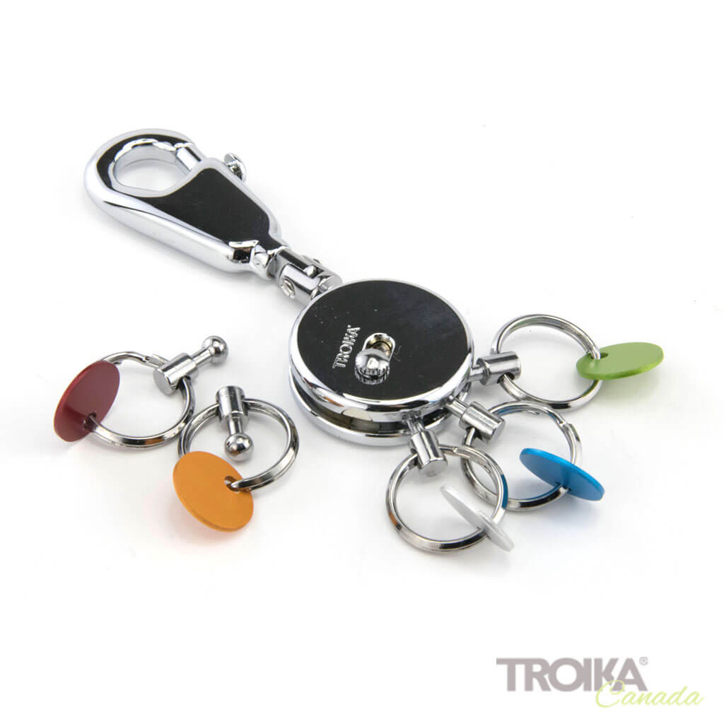 TROIKA Key organizer "PATENT COLOUR" - shiny