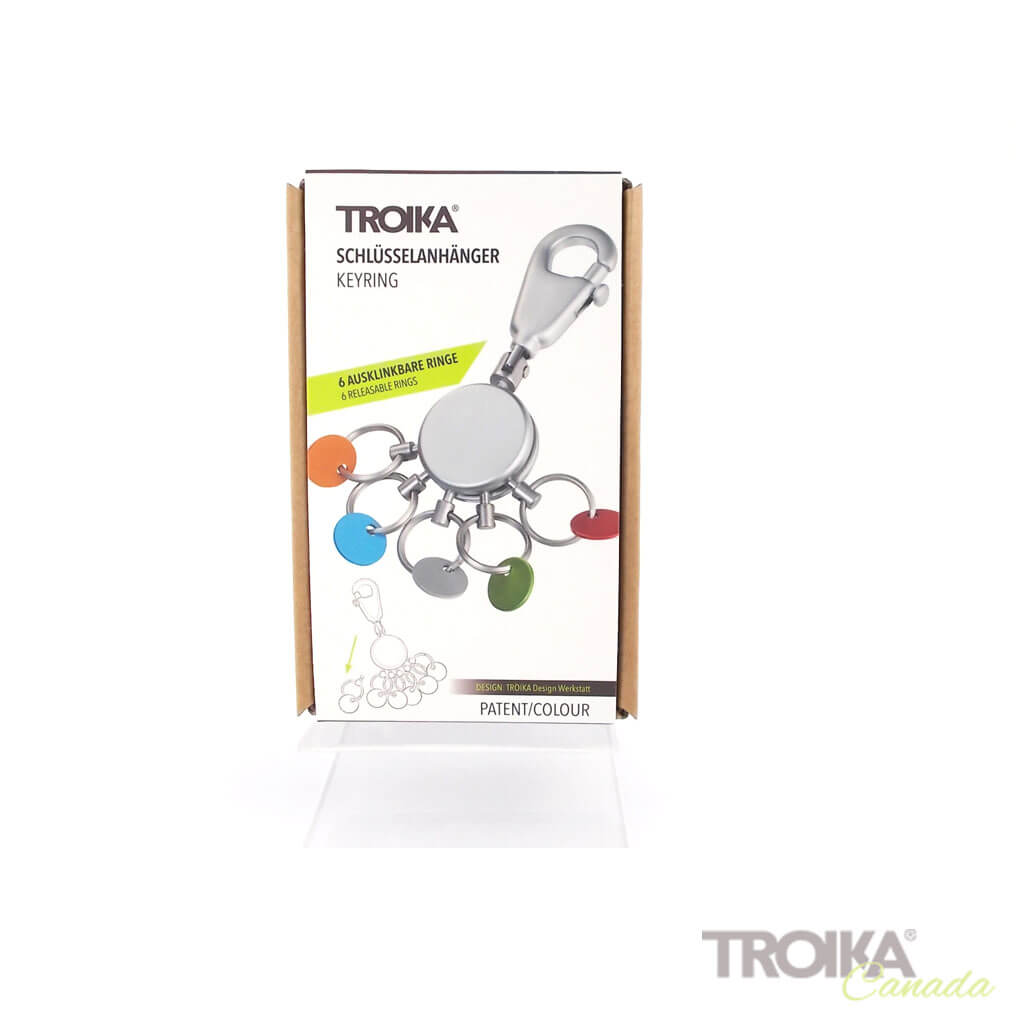 TROIKA Key organizer "PATENT COLOUR" - matt