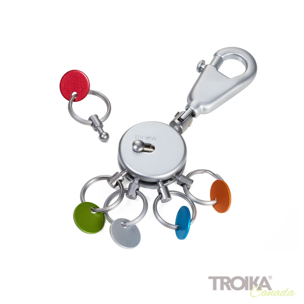 TROIKA Key organizer "PATENT COLOUR" - matt