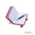 TROIKA Notepad DIN A7 incl. ballpoint pen LILIPUT - black-red