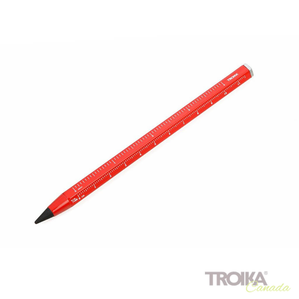 Troika Multitasking Pencil &quot;CONSTRUCTION ENDLESS&quot; - Red