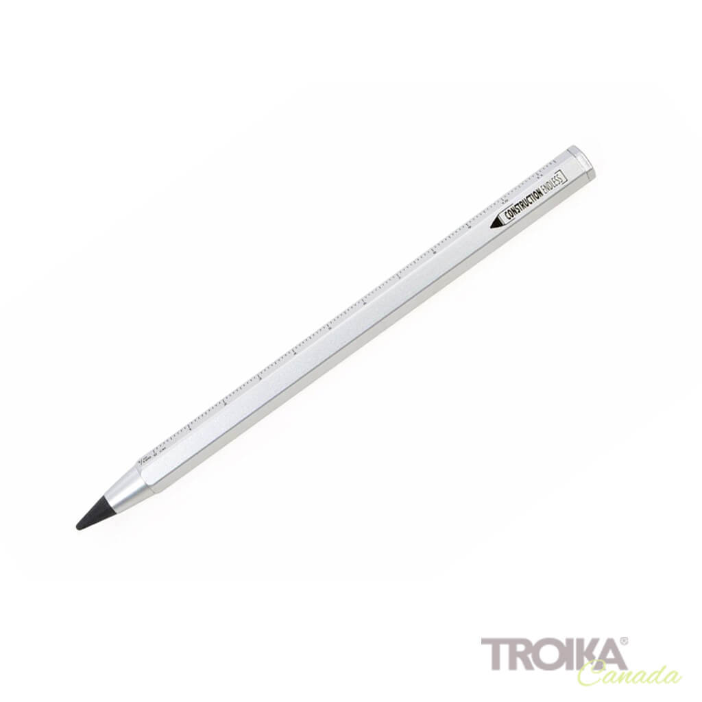 Troika Multitasking Pencil "CONSTRUCTION ENDLESS" - SILVER