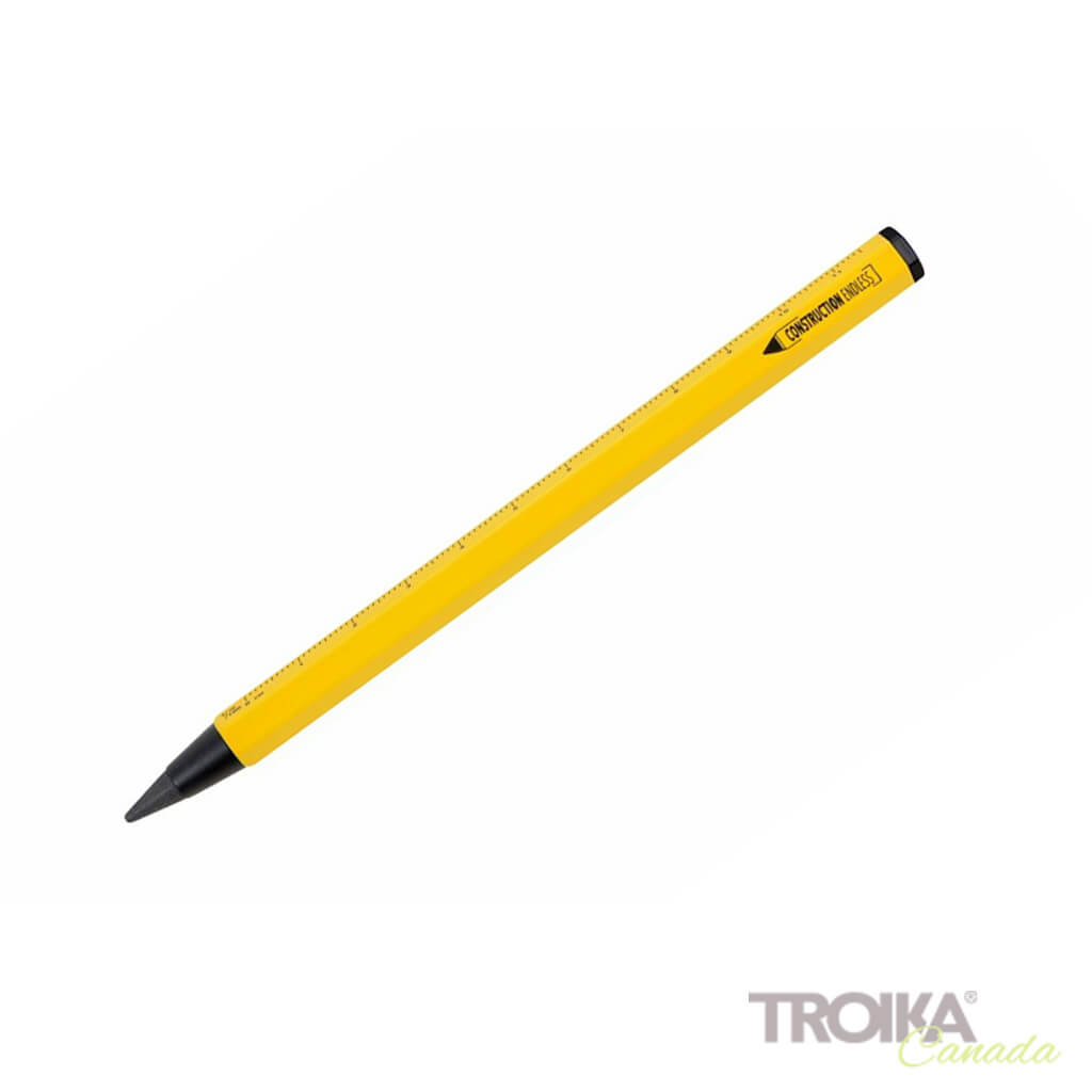 Troika Multitasking Pencil "CONSTRUCTION ENDLESS" - YELLOW