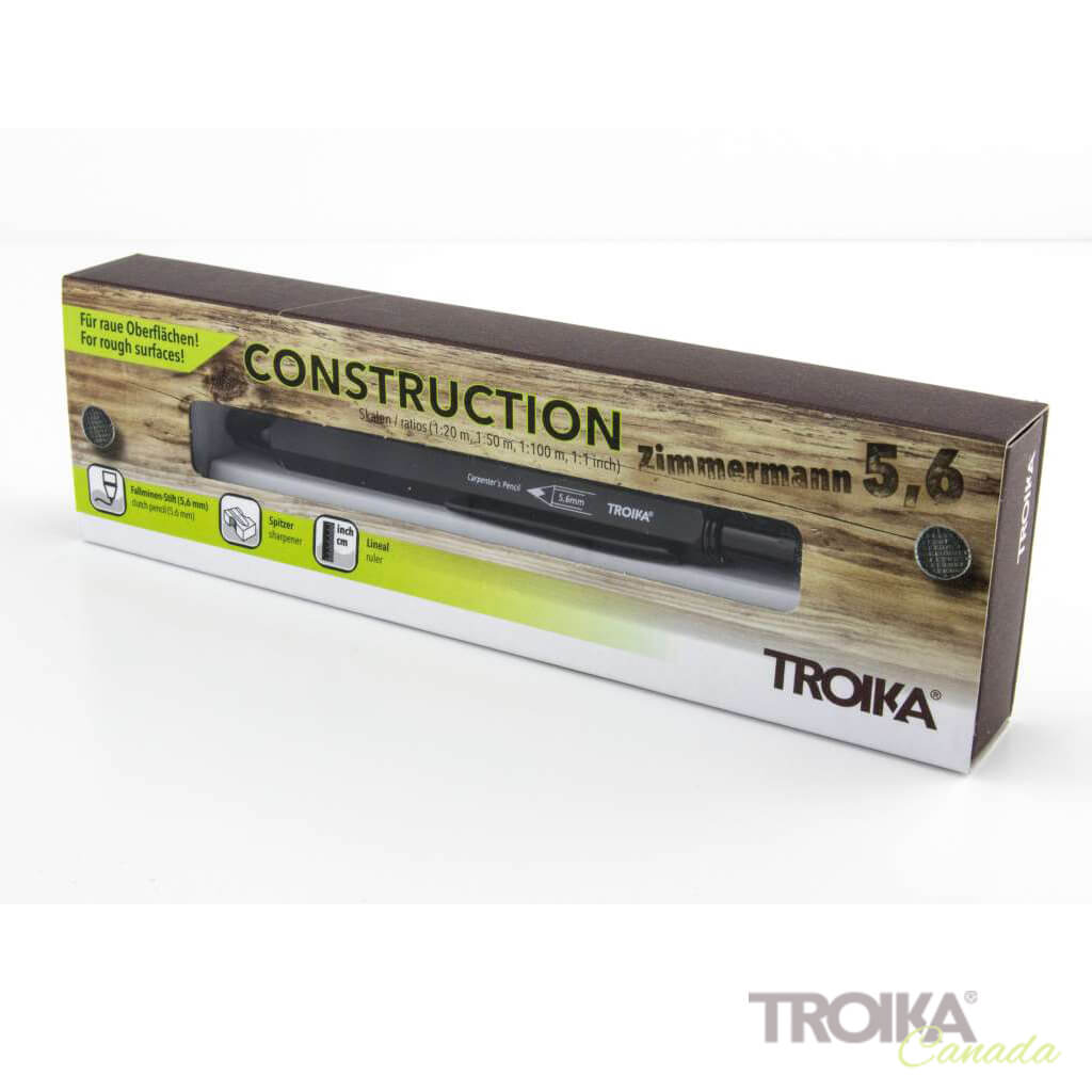 Troikas Black Carpenter's Pencil  in its package