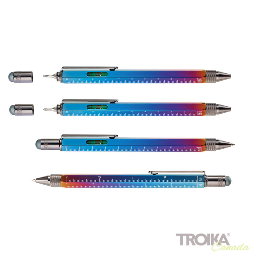 TROIKA Multitasking ballpoint pen "CONSTRUCTION" - spectrum