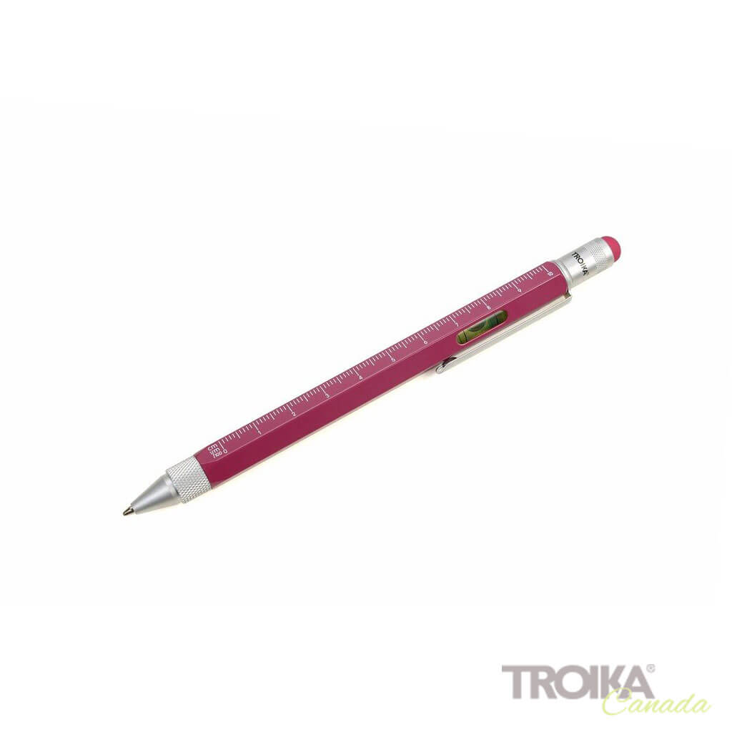 TROIKA Multitasking Ballpoint Pen "CONSTRUCTION" - Orchid Flower ...