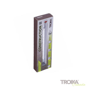 TROIKA Multitasking ballpoint pen "CONSTRUCTION" - silver/red