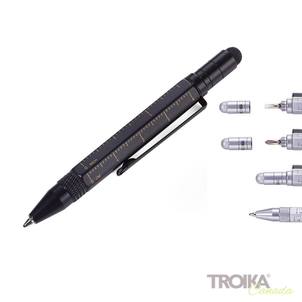 TROIKA "LILIPUT TOOL PEN" black/gold