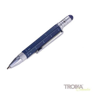 TROIKA Multitasking ballpoint pen "CONSTRUCTION LILIPUT" - small blue