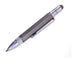 TROIKA Multitasking Ballpoint Pen "CONSTRUCTION LILIPUT" - Titanium
