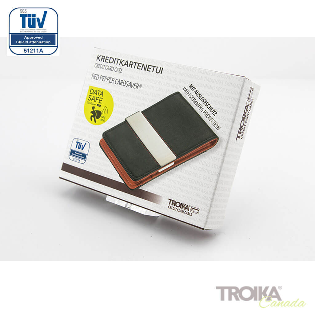 TROIKA Credit card case "RED PEPPER CardSaver"