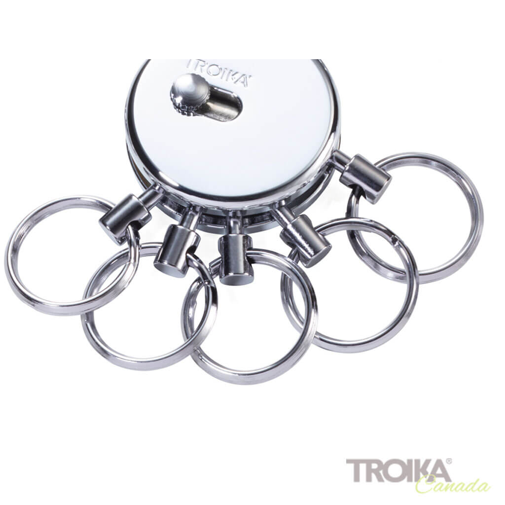 Replacement rings for PATENT keyring shiny, set of 5