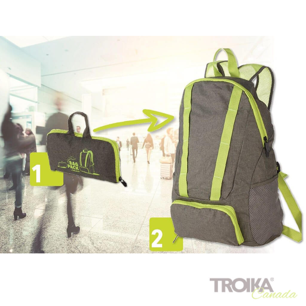TROIKA Backpack "BAGPACK" - GREY description