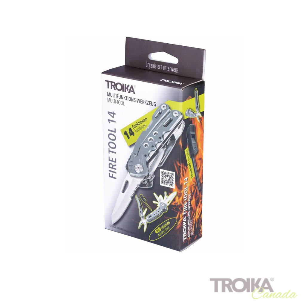TROIKA Multi-tool "FIRE TOOL 14"