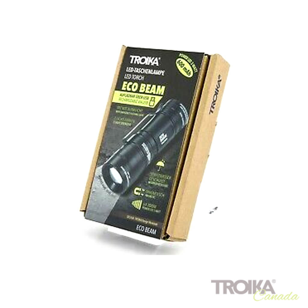TROIKA Torch "ECO BEAM" - black