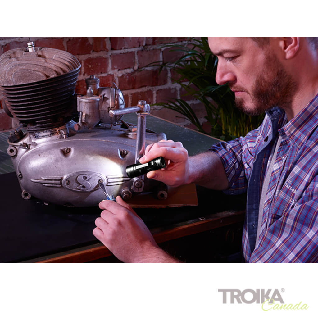 TROIKA Torch "ECO BEAM" - black