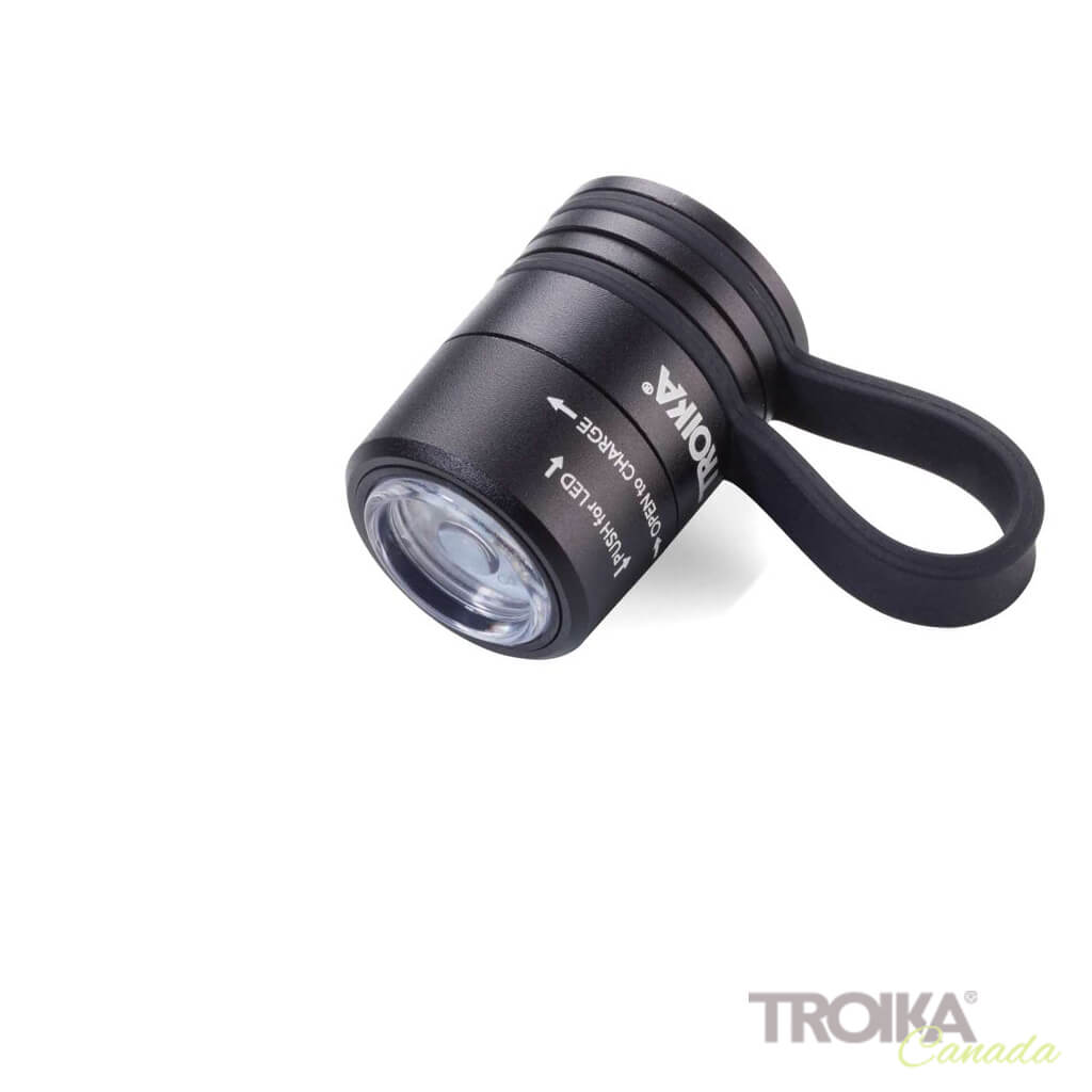 TROIKA Flashlight "ECO RUN" - Black