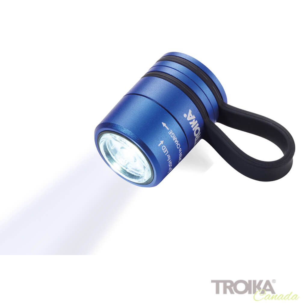 Lampe de poche TROIKA « ECO RUN » - Bleu