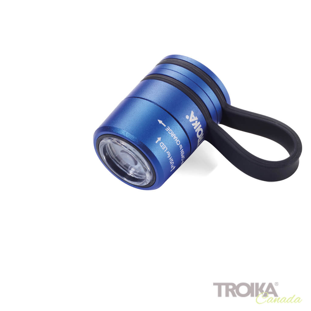 Lampe de poche TROIKA « ECO RUN » - Bleu