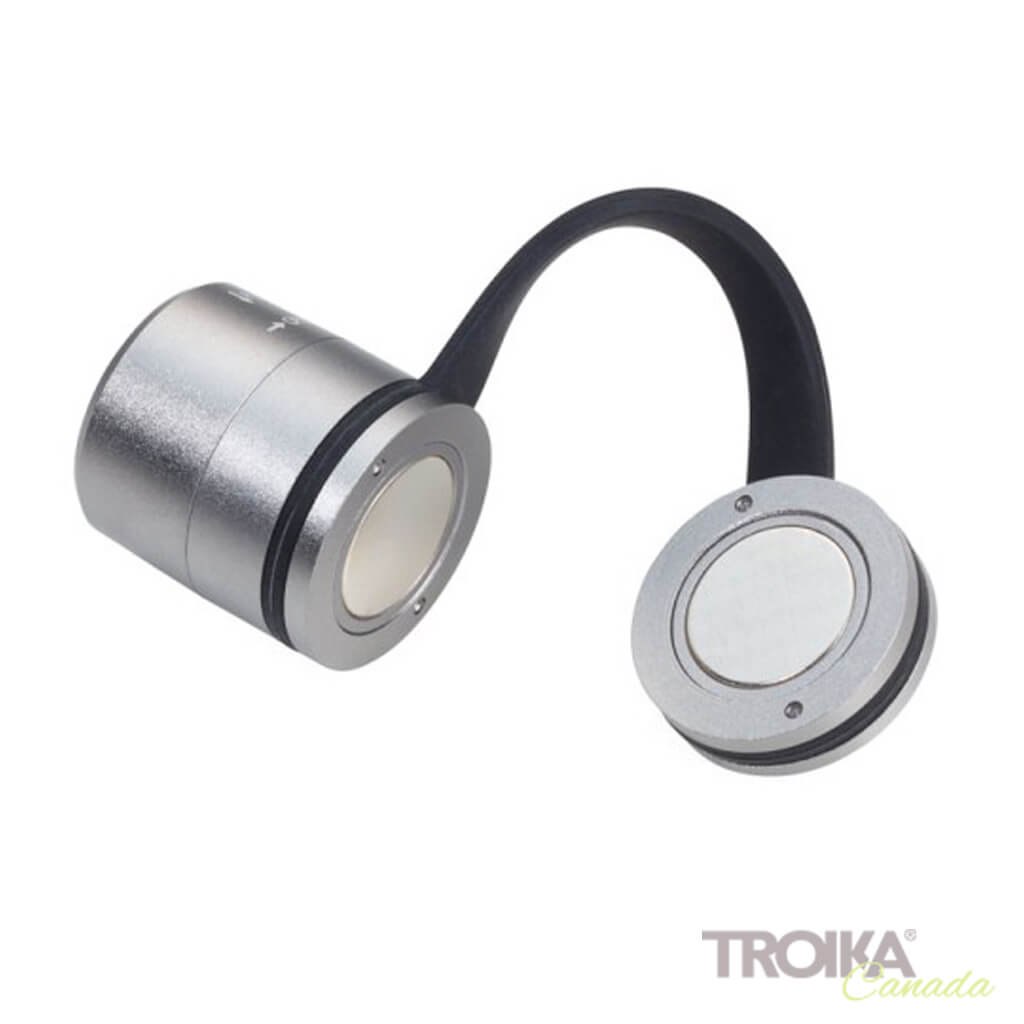 Lampe de poche TROIKA « ECO RUN » - Titane